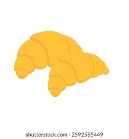 Two croissants, vector illustration, eps 10