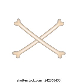 Two crossed bones 