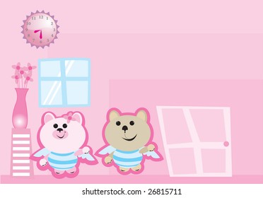 two cute bears