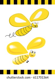 Two cute bee.