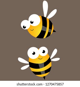 Two Cute Bees 