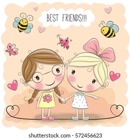 Best Friends Cartoon Images Stock Photos Vectors Shutterstock
