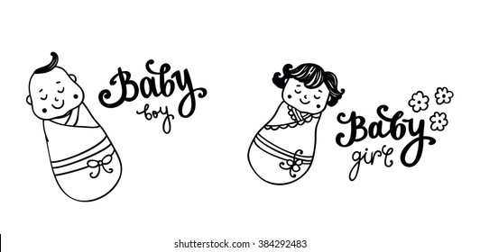 Mother And Two Babies Sketch Images Stock Photos Vectors Shutterstock