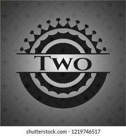 Two dark emblem. Retro