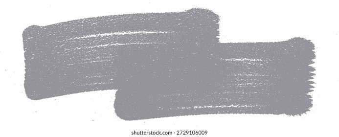 Dois pentes de cabelo de plástico cinza escuro, cada um com uma fileira de dentes finos, são posicionados em um fundo branco limpo. Um pente é colocado ligeiramente sobre o outro, criando um efeito em camadas.