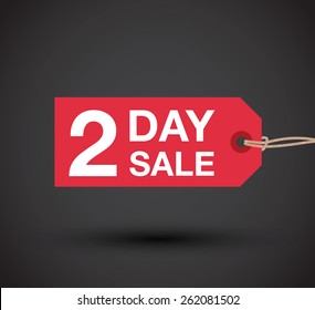 Two Day To Go Sale Sign