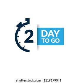 two days to go sign