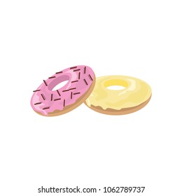 Two Delicious Donut Illustration