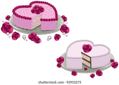 Two Delicious Valentine's Day Cake