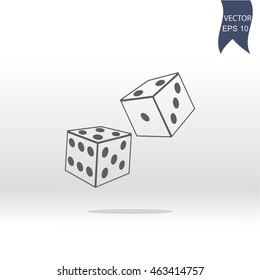 two dice cubes