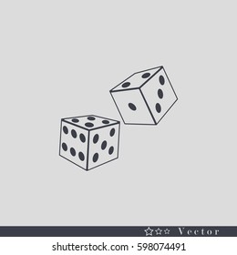 two dice cubes