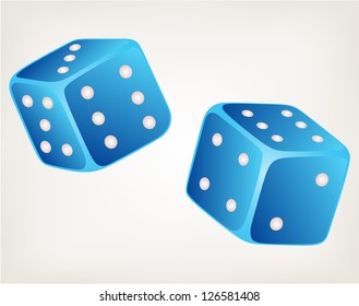 Two dices. Style vector