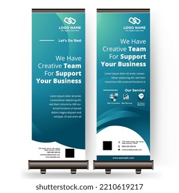 two difference banner design gradient template design vector background