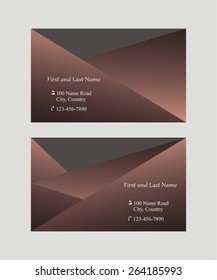 Two different business cards