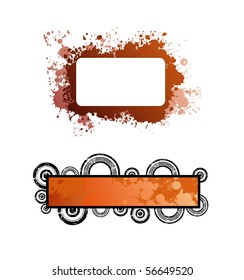 Two different design banners