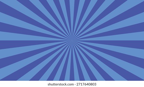 Dos tonos diferentes de azul irradiando desde el centro de la Imagen