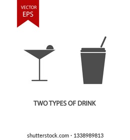 Two different types of drinks