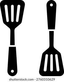 Two different types of kitchen spatulas displayed side by side