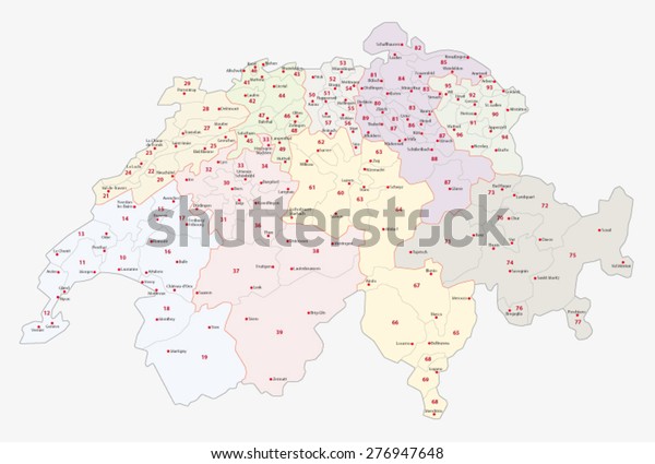 two-digit-postcode-areas-switzerland-stock-vector-royalty-free-276947648