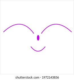 two dimensional cute cat sketch 