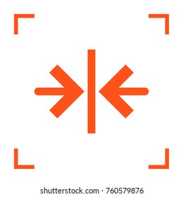 Two directions minimal icon. Arrows line vector icon for websites and mobile minimalistic flat design.