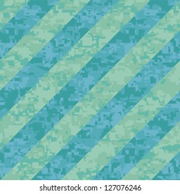Two Distinct Digital Reef Camouflage Combined in a Single Seamless Background Pattern