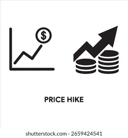 Dois gráficos distintos ilustram as tendências financeiras ascendentes e a escalada do valor monetário.