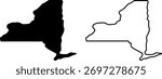Two distinct representations of New York State