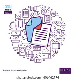 Two documents isolated
