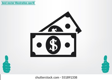 two dollars icon