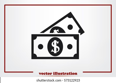 two dollars icon.