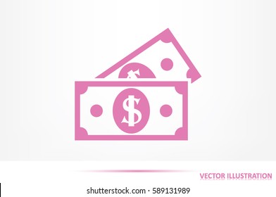 two dollars icon