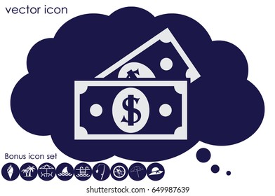 two dollars icon