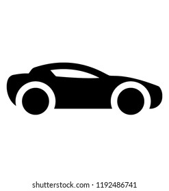 Two doors car having two seats, luxury car 