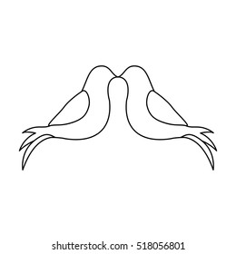 two doves icon image 