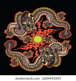 two dragons bring good luck