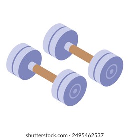 Two dumbbells are lying on the floor, symbolizing the concept of bodybuilding and a healthy lifestyle
