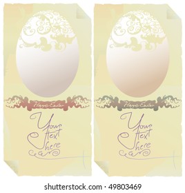 two Easter cards