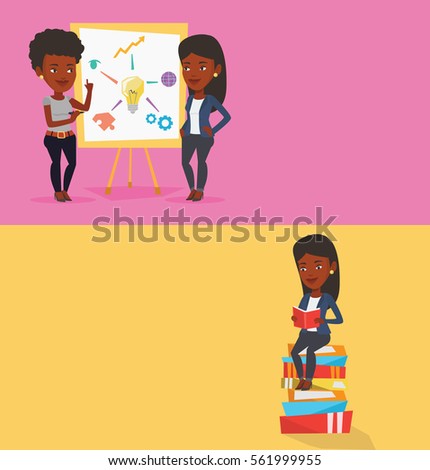 Similar – Image, Stock Photo Readers 2 Education