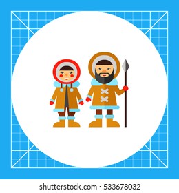 Two Eskimos Icon