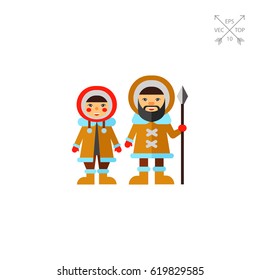 Two Eskimos Icon