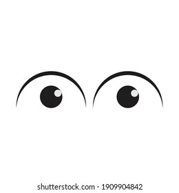 the two eye icon is suitable for making illustrations