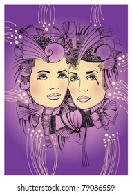 two faces
