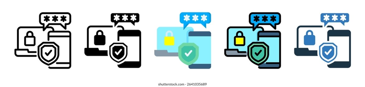 Two Factor Icon Multiple Style