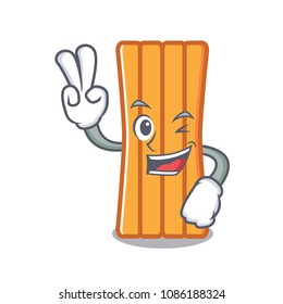 Two finger air mattress character cartoon