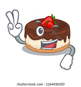 Two finger cake berries in character that fresh