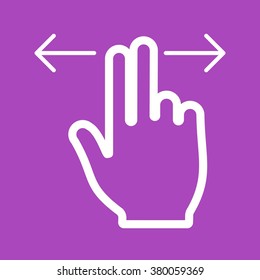 Two Fingers Horizontal Scroll