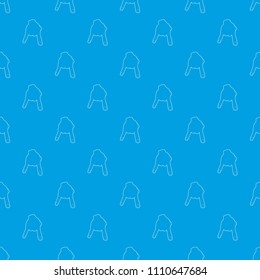 Two fingers pattern vector seamless blue repeat for any use