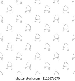 Two fingers pattern vector seamless repeating for any web design