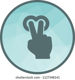 Two Fingers Tap and Hold